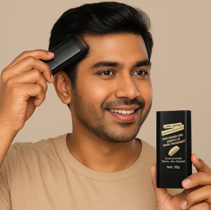 Touchup Pro Stick – Instant Grey Coverage & Natural Black Shine